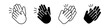 © Vectory - Clapping hands sign icon set