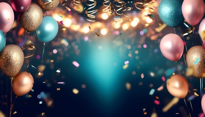 Wall Mural - christmas lights background