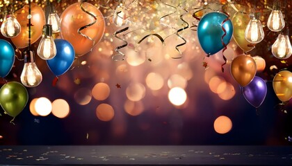 Wall Mural - christmas lights background