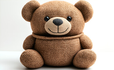 Poster - a stuffed bear with a white background

