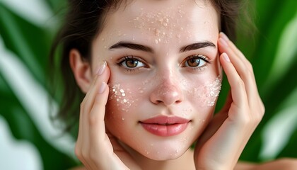 Wall Mural - Essential natural skin care products for healthy, radiant skin