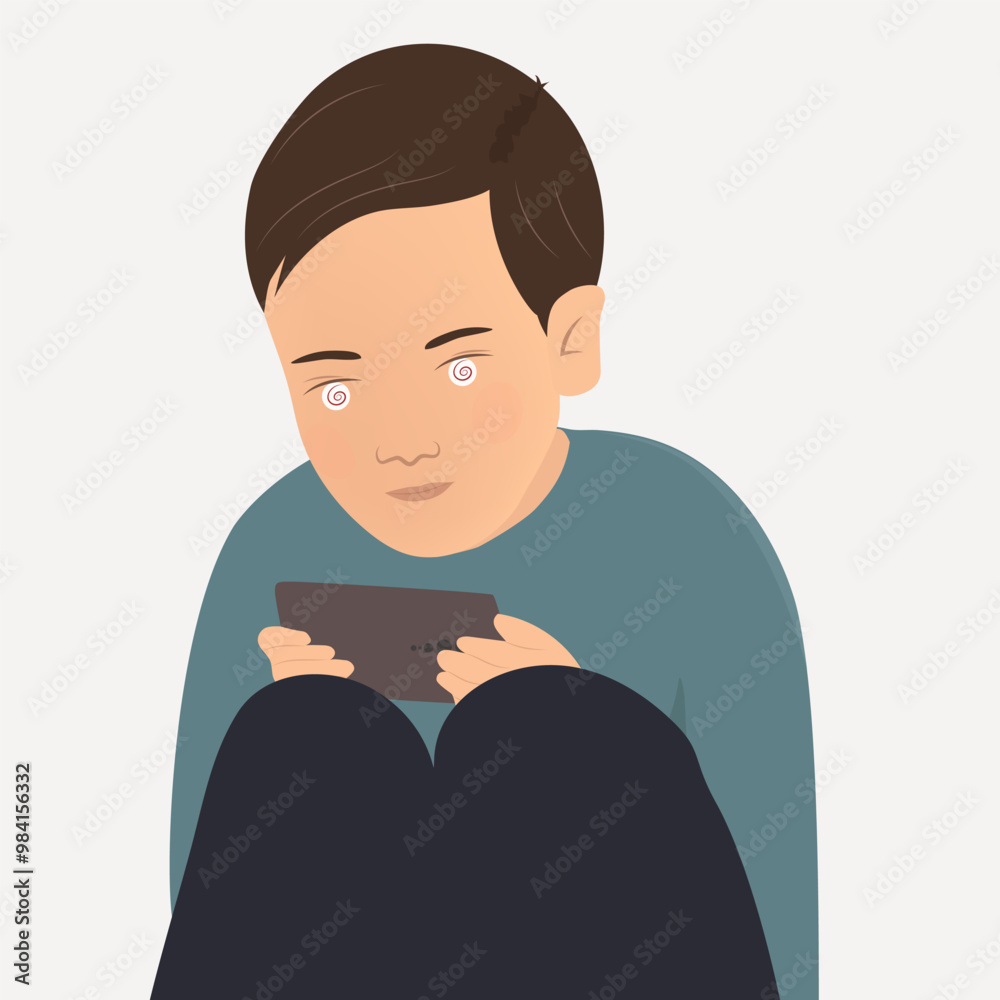 Image showcasing PDFCauses and Impact of Gadgets Addiction in Children