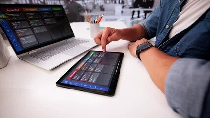 Poster - Kanban Project Management Software On Laptop