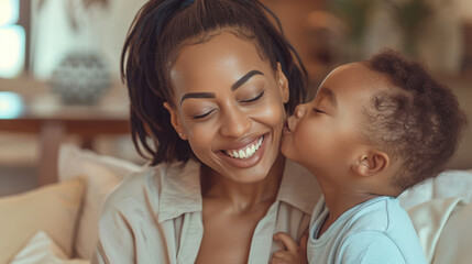 Poster - The Mother and Child Kiss