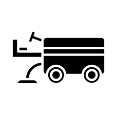 Wall Mural - Zamboni glyph icon