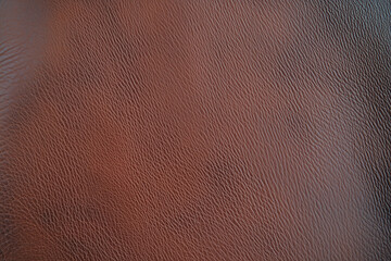 Canvas Print - Natural Brown Grain Leather Texture. Background.