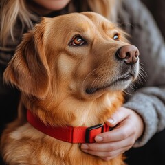 Canvas Print - Golden Retriever Close Up.