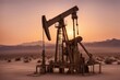 © Andrew - Oil Pump Silhouette at Sunset: A solitary oil pump stands tall against a breathtaking desert sunset, its silhouette a symbol of industry and resource extraction in a vast, arid landscape.