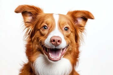 Canvas Print - Happy Dog Portrait.