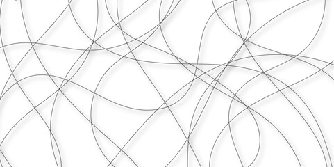 Aufkleber - White abstract background with black diagonal lines and shadows. modern random pattern line stroke transparent background. Simple gold scribble line backdrop Minimal style website banner design.	