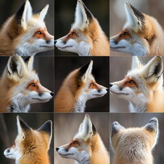 Canvas Print - Red Fox Portraits.