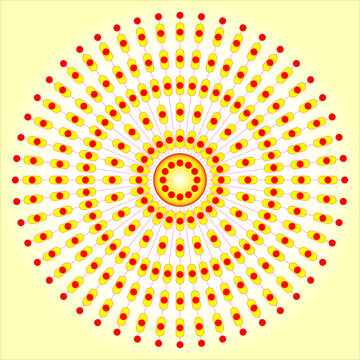 Flower Mandalas Vector Graphics. Flower background. Vector illustration EPS 10 File. 