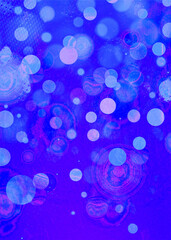 Blue bokeh vertical background for Banner, Poster, ad, celebration, event and various design works