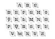 © Waleed - Floral Alphabet (Floral Round) 26 Set of Icons