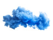 © zphoto83 - A dense, vibrant blue cloud of smoke flows smoothly, producing a striking contrast with the clean background, evoking a sense of movement and depth in the atmosphere