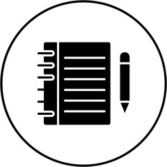 Sticker - Notebook Icon