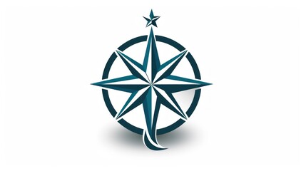 Compass Logo vector style 