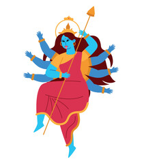 Poster - goddess kali hindu character