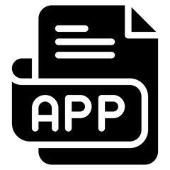 Sticker - Vector Icon app, file type, file format, file extension, document