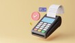 © pisan thailand - Credit Card Payment Terminal Device for Modern Retail Commerce and Digital Checkout Transaction