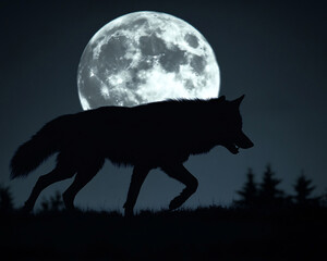  A beautiful and distinctive wolf