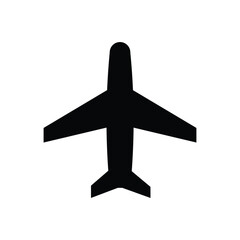Poster - Airplane icon logo vector design. Plane icon vector for web and mobile app, Travel sign.  Flight transport symbol. Aeroplan clipart, Plane icon. Travel illustration.