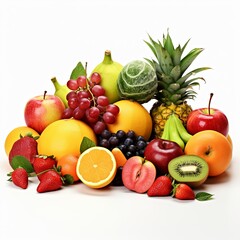 Still life of colorful fresh fruits