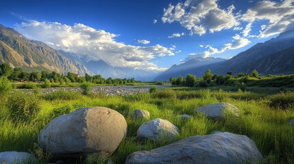 Poster - lake in the mountains