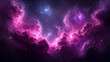 © feeling lucky - A stunning cosmic cloud of purple nebulae, filled with stars and deep space wonder, perfect for science fiction and space enthusiasts.