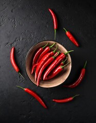 Wall Mural -  Red chili pepper 