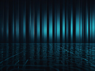 4K background featuring a gradient of deep navy and dark teal, with subtle light reflections for a high-tech, luxury feel