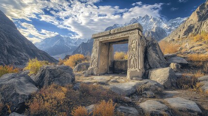 Wall Mural - old house in the mountains