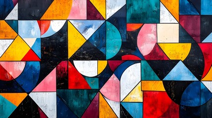 Poster - Colorful abstract background. Fragment of colorful graffiti painted on a wall - Generated AI