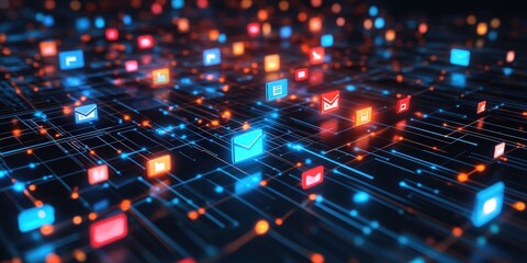 Poster - Digital Connections in a Network of Communication Icons