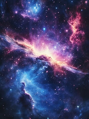 Wall Mural - graphics of space, planets, and astronauts on a white background.