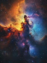 Wall Mural - graphics of space, planets, and astronauts on a white background.