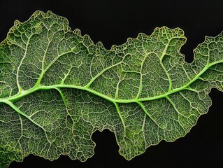 Canvas Print - green leaf texture