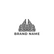 © garis lurus - ILLUSTRATION PLANT ROOTS BLACK COLOR LOGO ICON ECO NATURE TEMPLATE SIMPLE DESIGN ELEMENT VECTOR