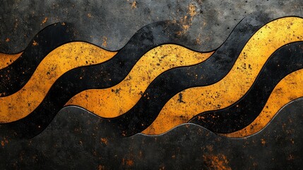 Poster - Designing a unique logo with custom typography and abstract patterns