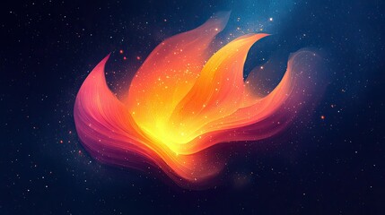 Poster - Designing a unique logo with custom typography and abstract patterns