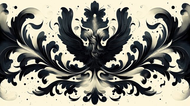 Designing a unique logo with custom typography and abstract patterns