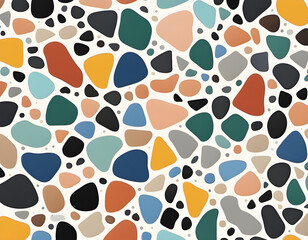 Wall Mural - Colorful Classic Terrazzo Texturae background