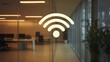 © Denis - Wi-Fi icon in the office