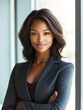 © WITTAYA  ANGMUJCHA - A woman with a black suit and a black hair