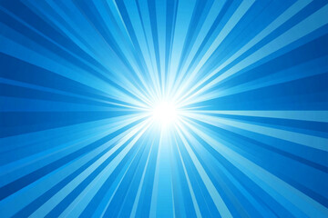 blue background with rays of light, blue background illustration.