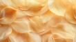 © Lexyat - A close-up of soft, pale yellow leaves on a light background.