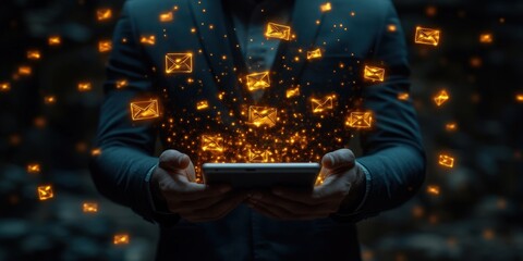 Poster - Digital Communication with Golden Email Messages