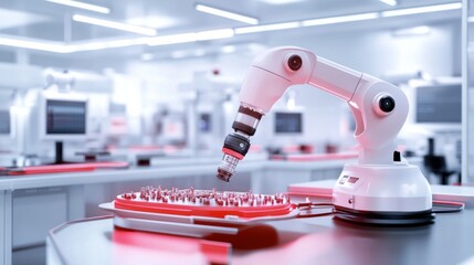 Poster - Industrial Robot Arm in Advanced Laboratory Environment