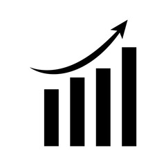 Wall Mural - Business growth graph