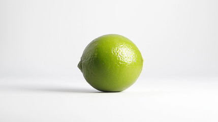 Wall Mural - lemon and lime, lime isolated on white, lime closeup, food photo